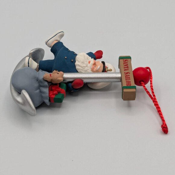 Hallmark Keepsake Santa Sailor 1991 Vintage Christmas Ornament - Picture 6 of 11